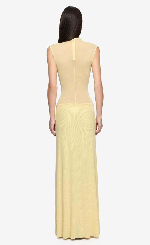 Odea Maxi Dress - Lemon Cream