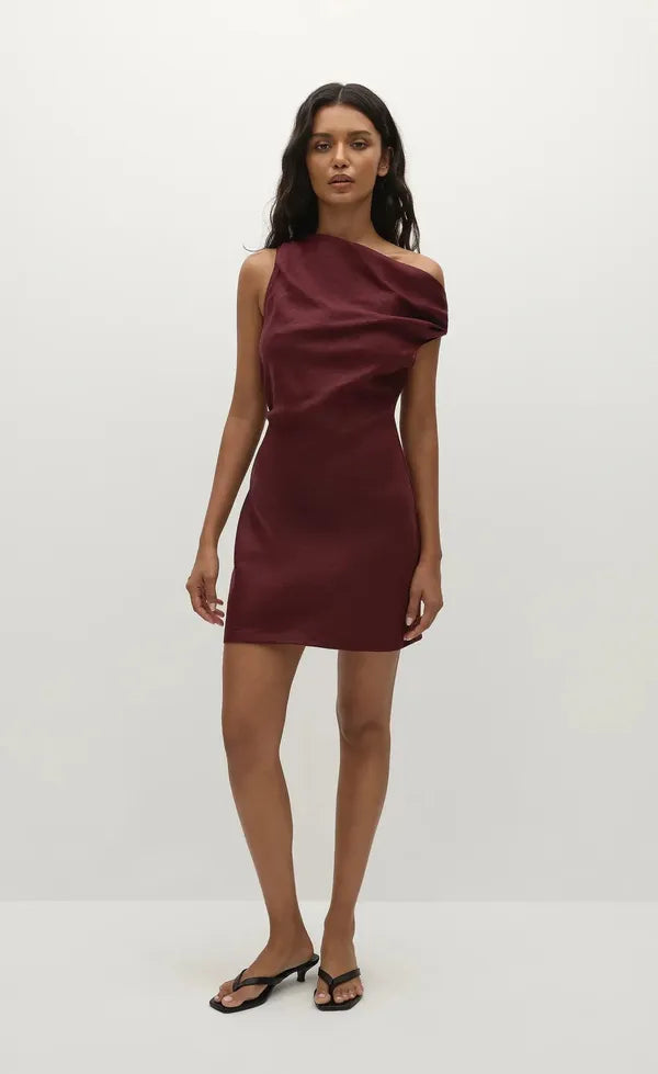 Suis Mini Dress Bordeaux