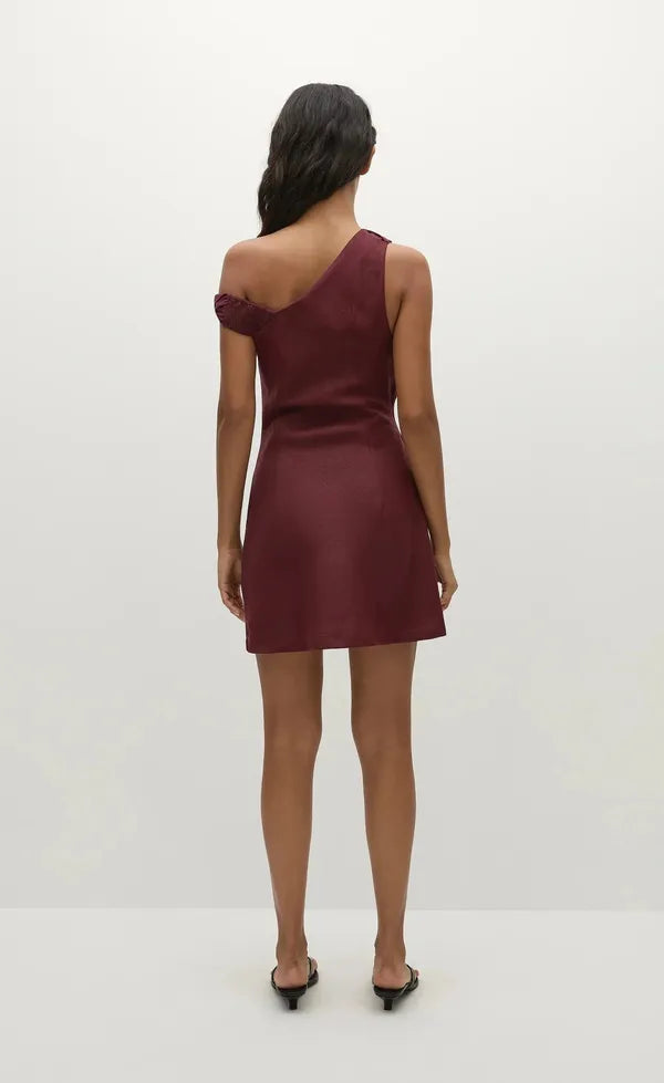 Suis Mini Dress Bordeaux