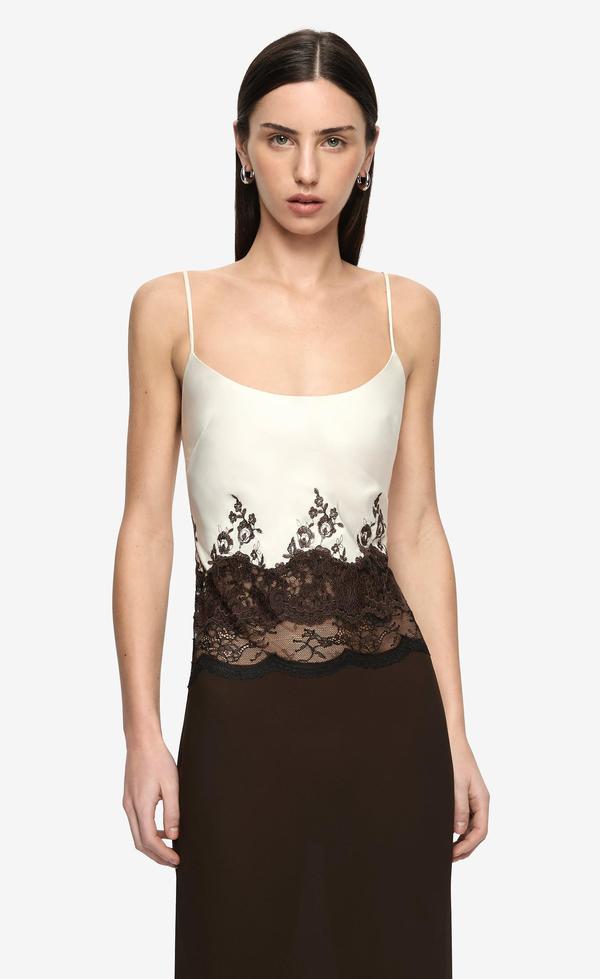 Orsina Scoop Maxi Dress - Bitter Choc/Butter Cream