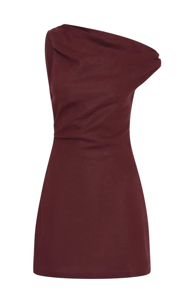 Suis Mini Dress Bordeaux