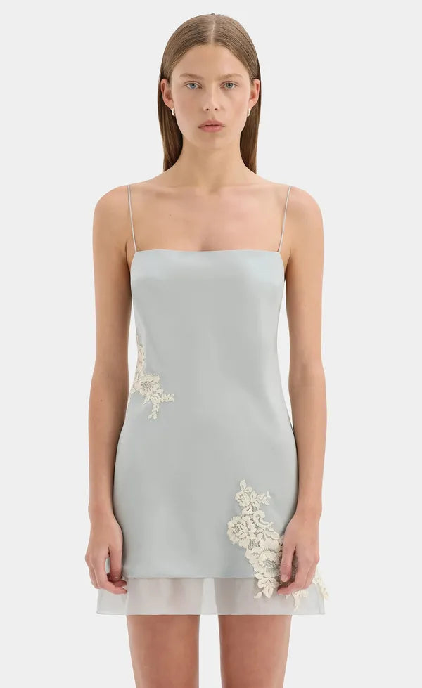 Noria Mini Dress - Powder Blue