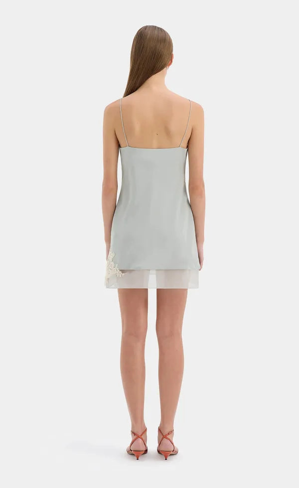 Noria Mini Dress - Powder Blue