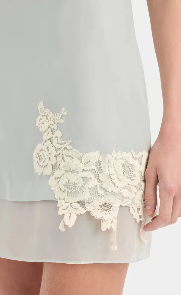 Noria Mini Dress - Powder Blue