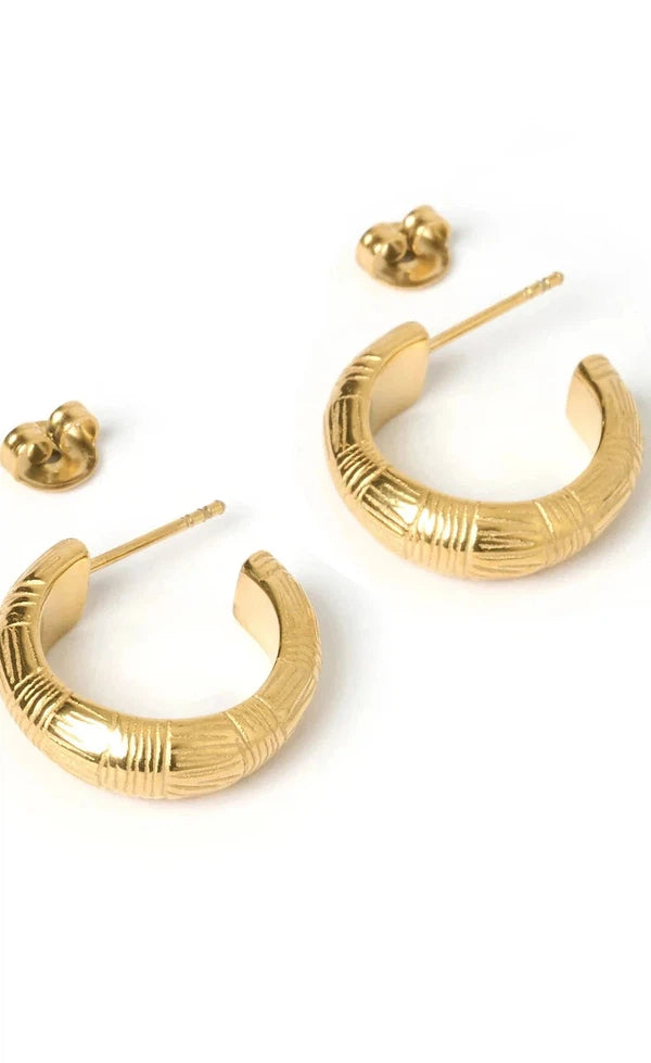 Sadie Gold Hoop Earrings