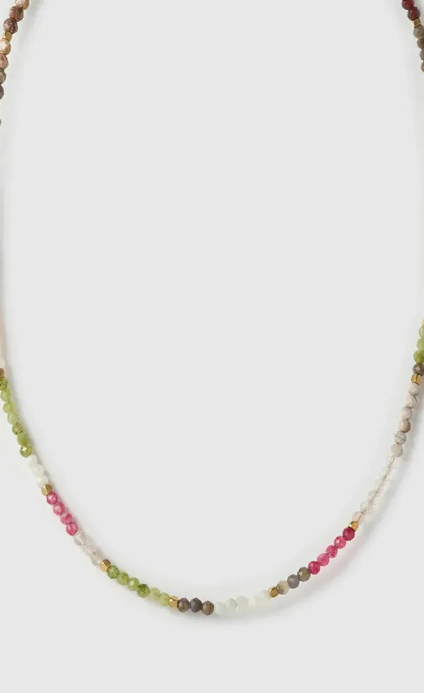 Saffron Gemstone Necklace