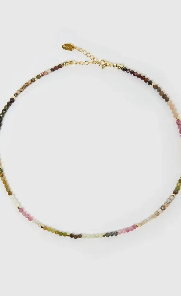 Saffron Gemstone Necklace