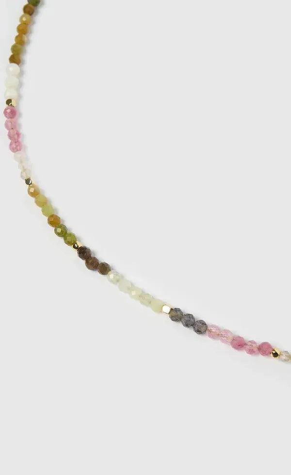 Saffron Gemstone Necklace