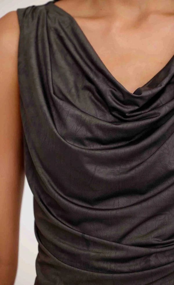 Priya Top - Charcoal