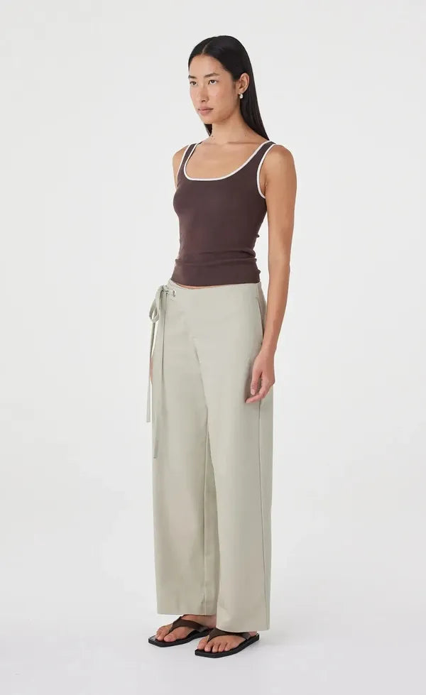 Kaya Tank - Espresso and Cream
