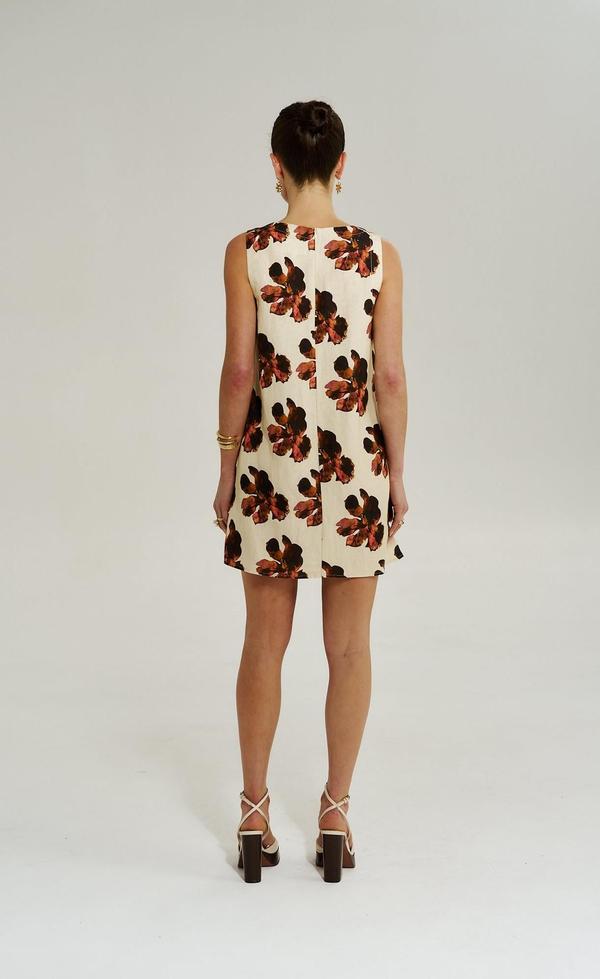 V Neck Mini Dress - Butter Fleur