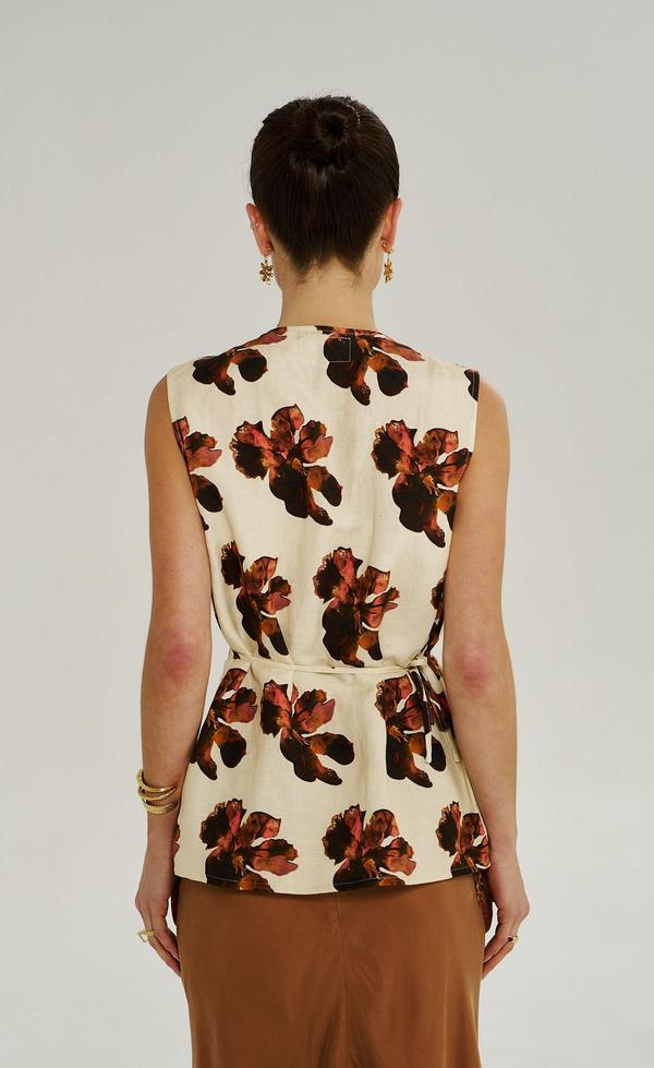 Wrap Vest - Butter Fleur