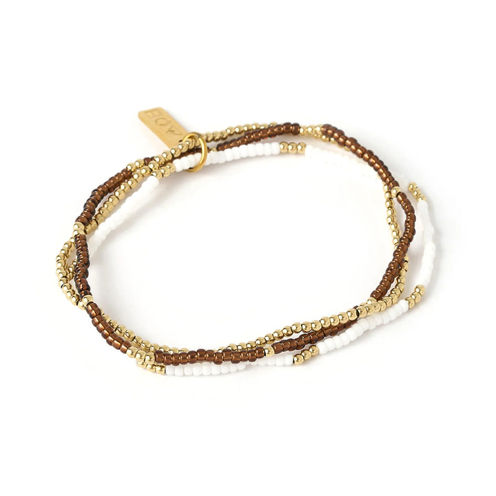 Sunny Bracelet Set - Coffee