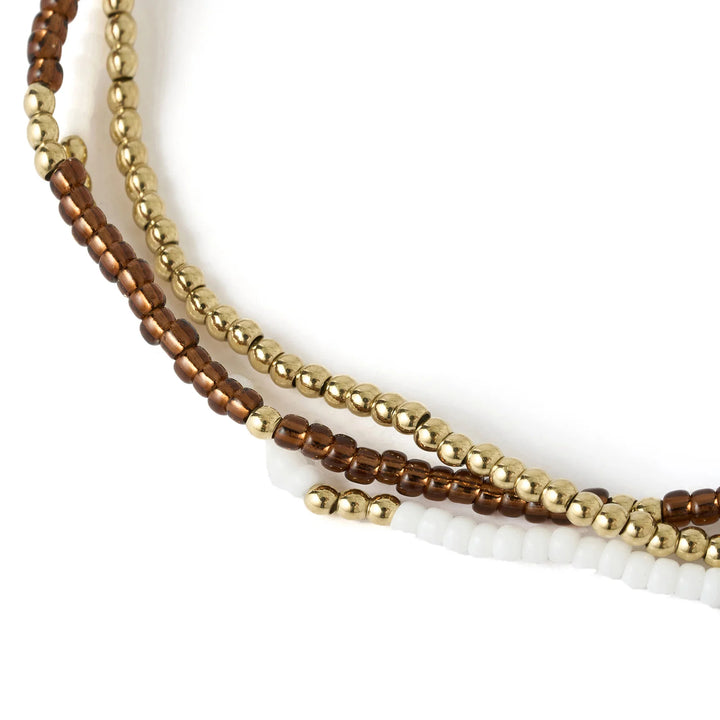 Sunny Bracelet Set - Coffee