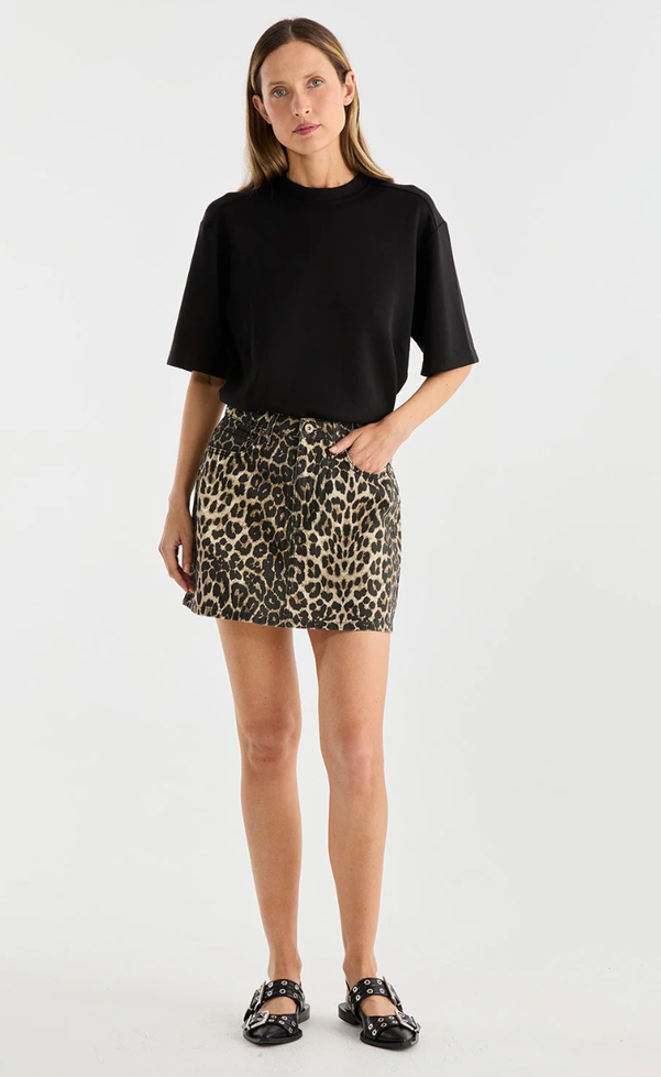 Suri Mini Skirt - Leopard