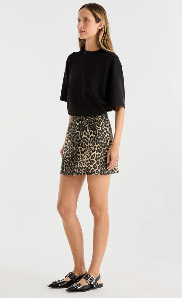 Suri Mini Skirt - Leopard