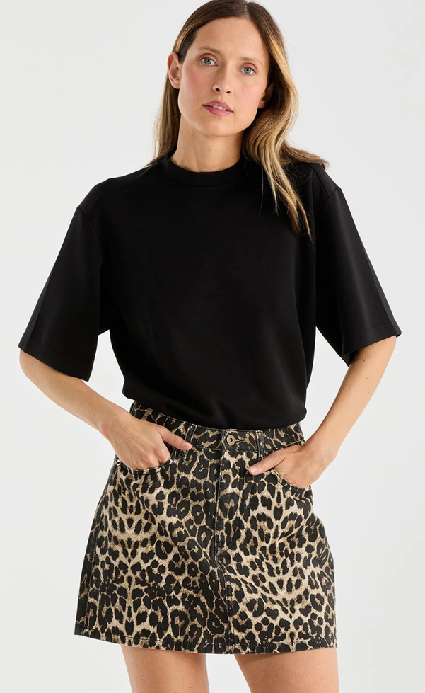 Suri Mini Skirt - Leopard