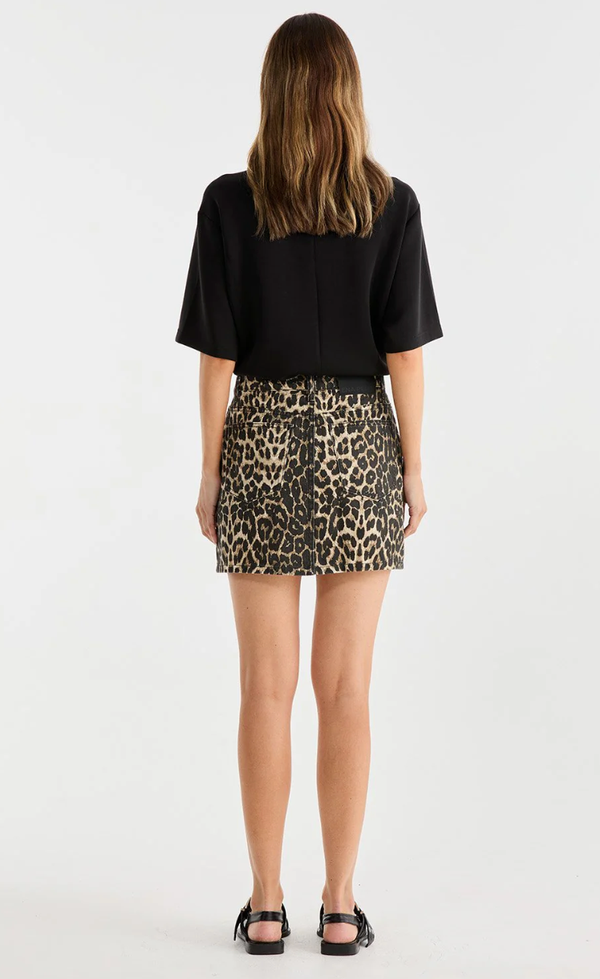 Suri Mini Skirt - Leopard