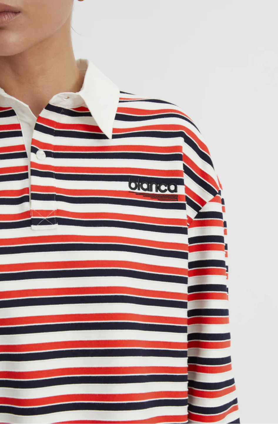 Ellie Polo Top - Red