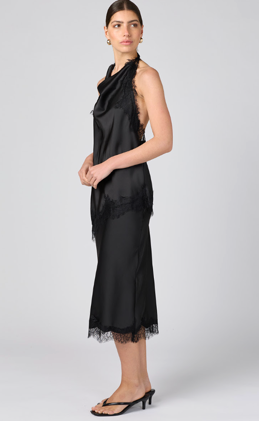 Lace Halter Neck Top