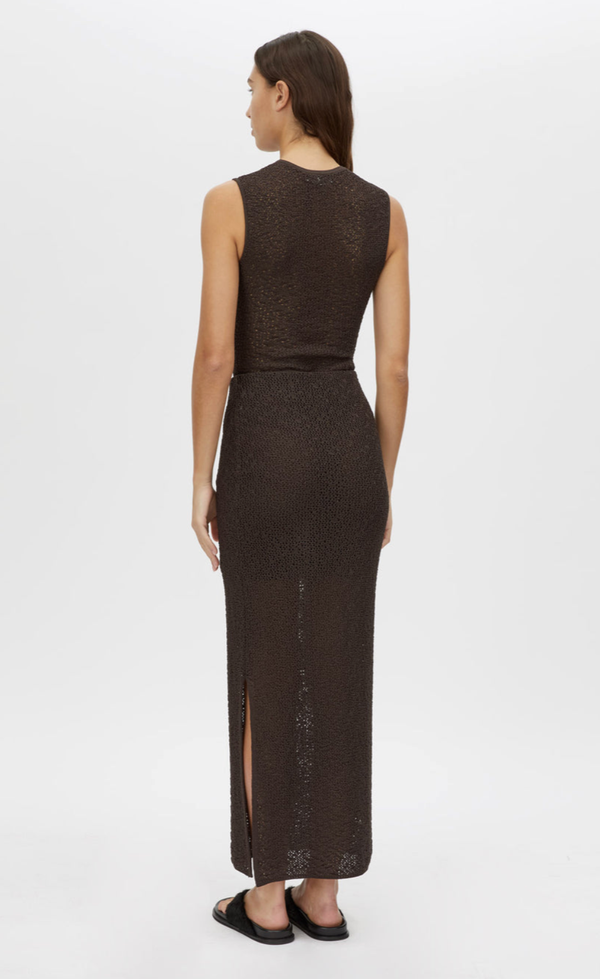 Carey Knit Skirt - Espresso