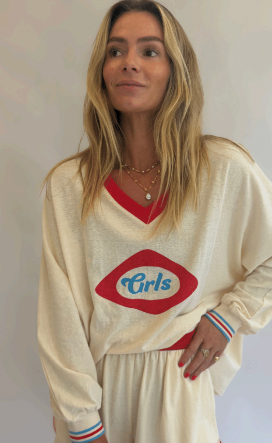 GRLS Long Sleeve Cream