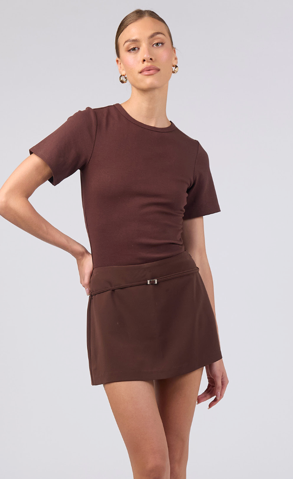 Basic Tee - Brown