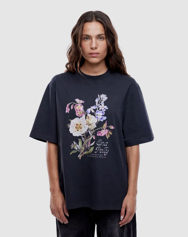 Bouquet Tee - Vintage Black