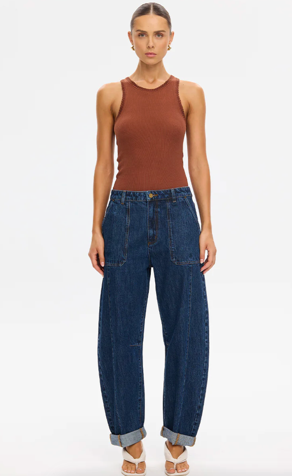 Tallulah Tank Top - Chocolate