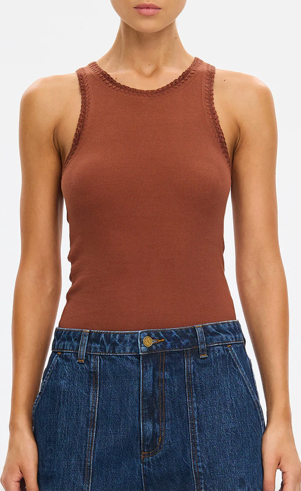 Tallulah Tank Top - Chocolate
