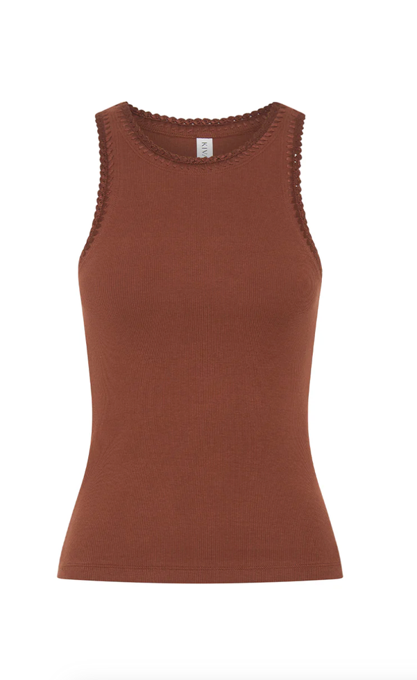 Tallulah Tank Top - Chocolate
