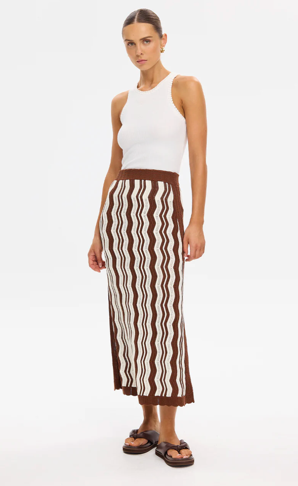 Sarah Knit Midi Skirt
