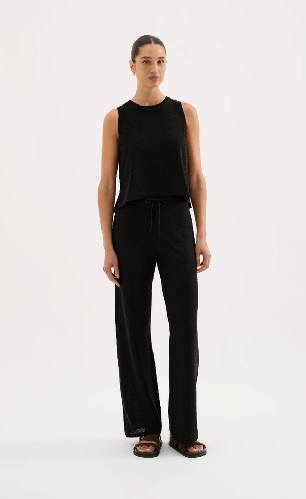 Zosia Knit Pant - Black