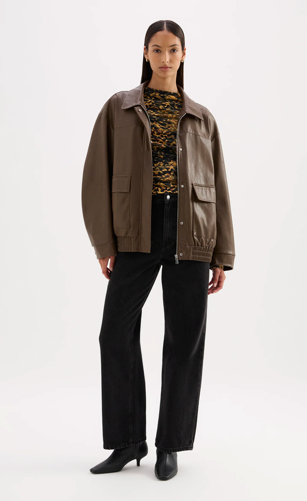 Lyla Vegan Leather Jacket