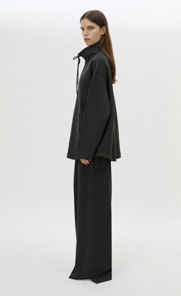 Figura Cropped Sweater - Coal