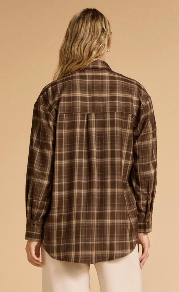 Plaid Shirt - Brown