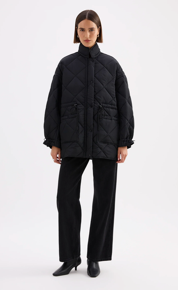 Atlas Puffer Jacket - Black