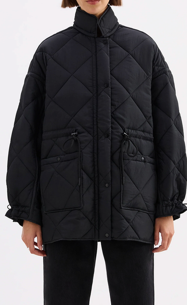 Atlas Puffer Jacket - Black