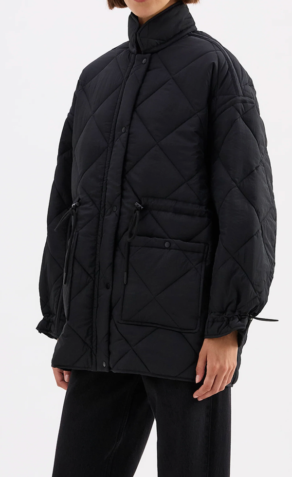 Atlas Puffer Jacket - Black