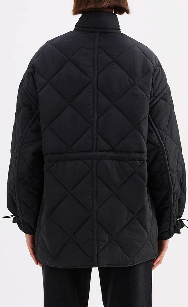Atlas Puffer Jacket - Black