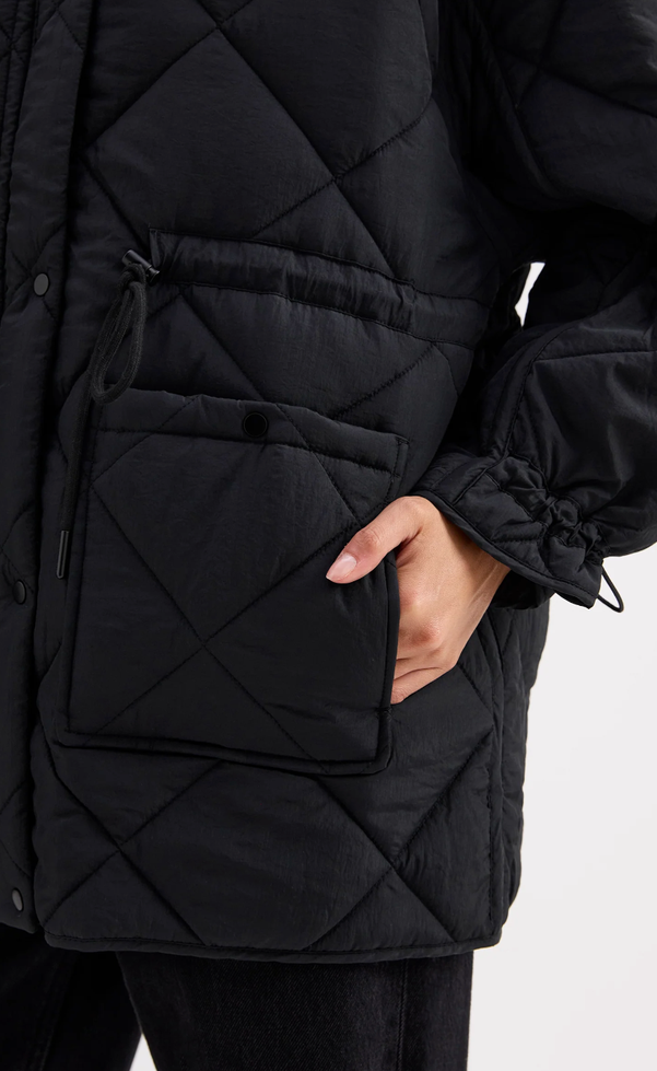 Atlas Puffer Jacket - Black