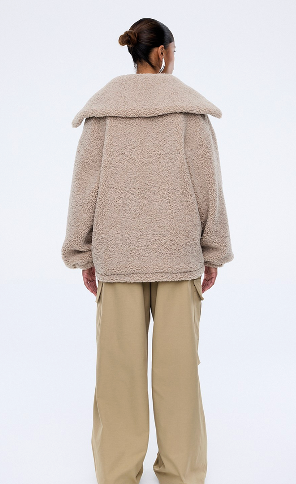 Tina Teddy Jacket - Brich