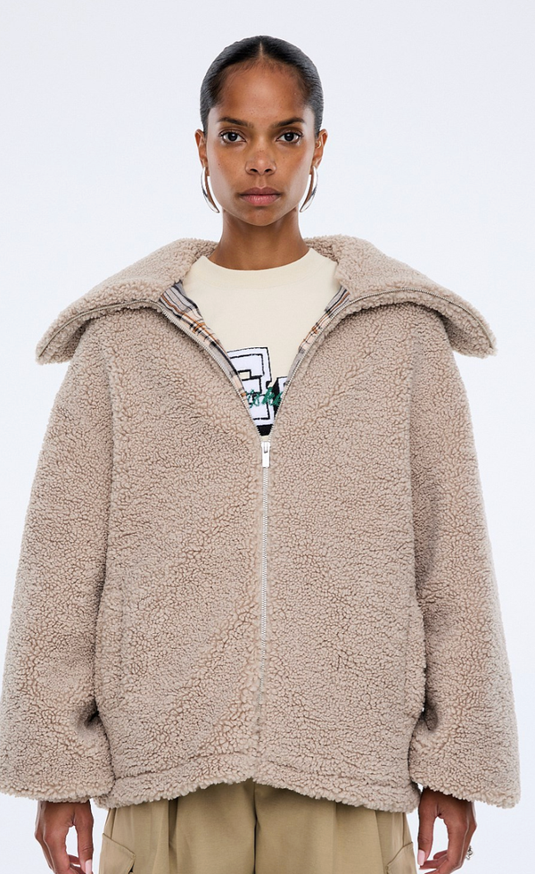 Tina Teddy Jacket - Brich