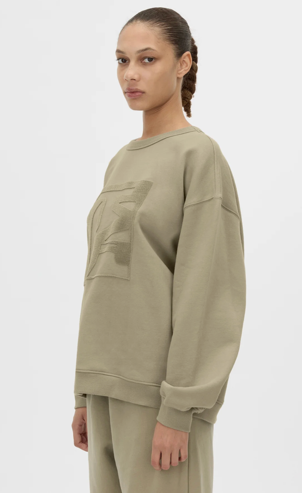 Sonora Flocked Tracksuit Top - Clay
