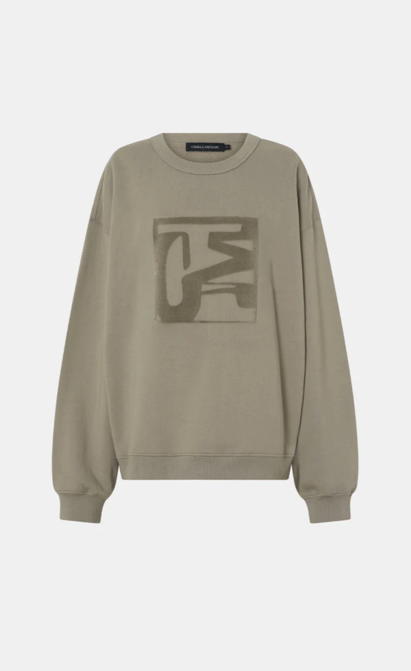 Sonora Flocked Tracksuit Top - Clay