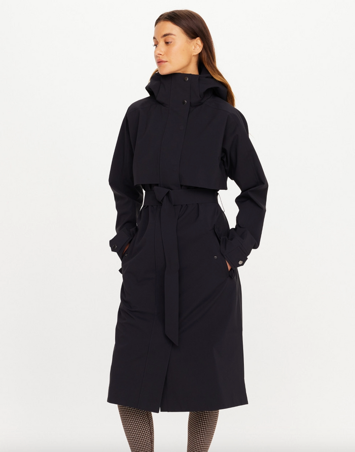 James Hooded Trench Coat
