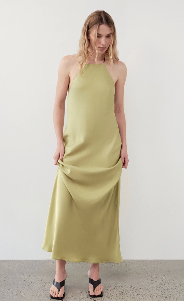 Tilly Tencel Maxi Dress - Wasabi