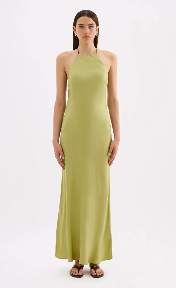 Tilly Tencel Maxi Dress - Wasabi