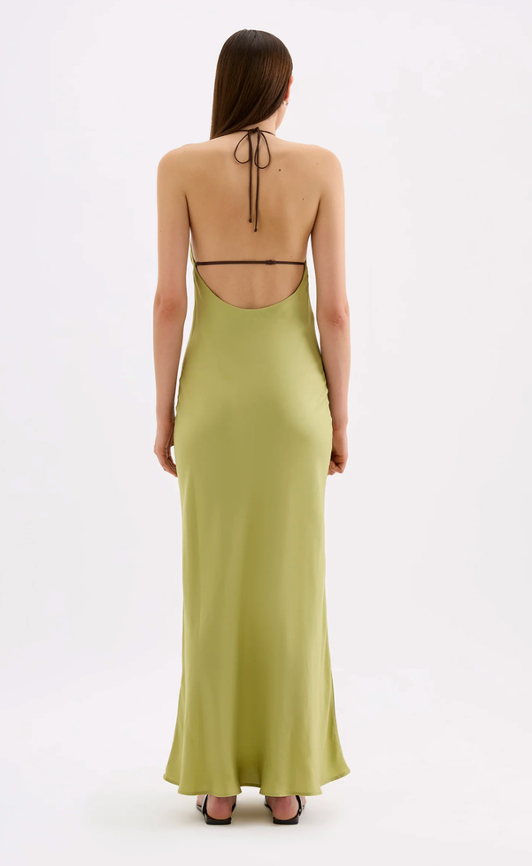 Tilly Tencel Maxi Dress - Wasabi