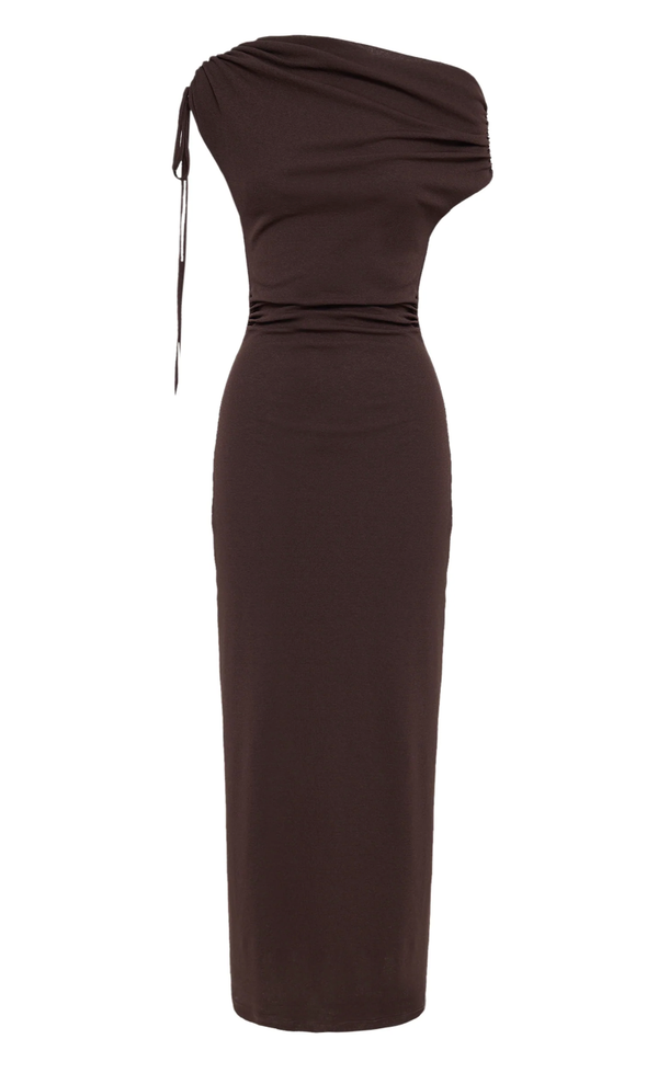 Lani Mesh Maxi Dress - Chocolate